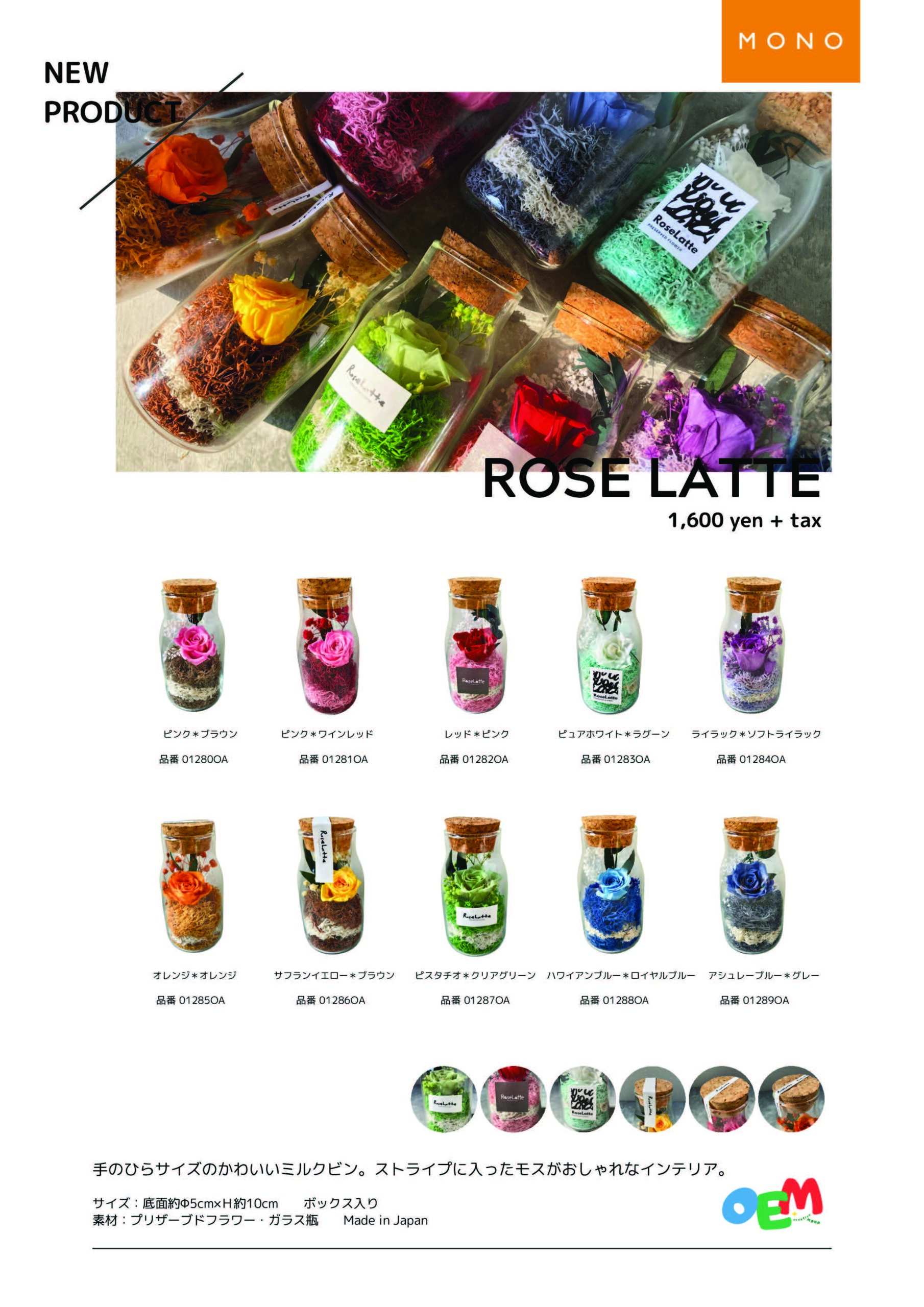 MONO ARRANGEMENT 2025 5flyers（アレンジメント）